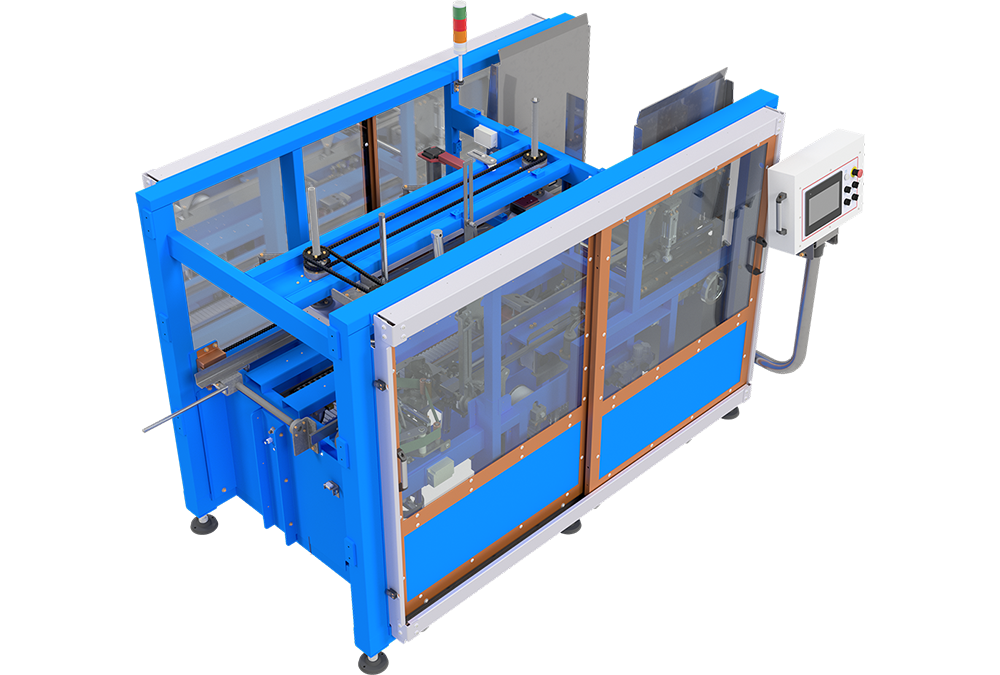 Horizontal automatic case opener