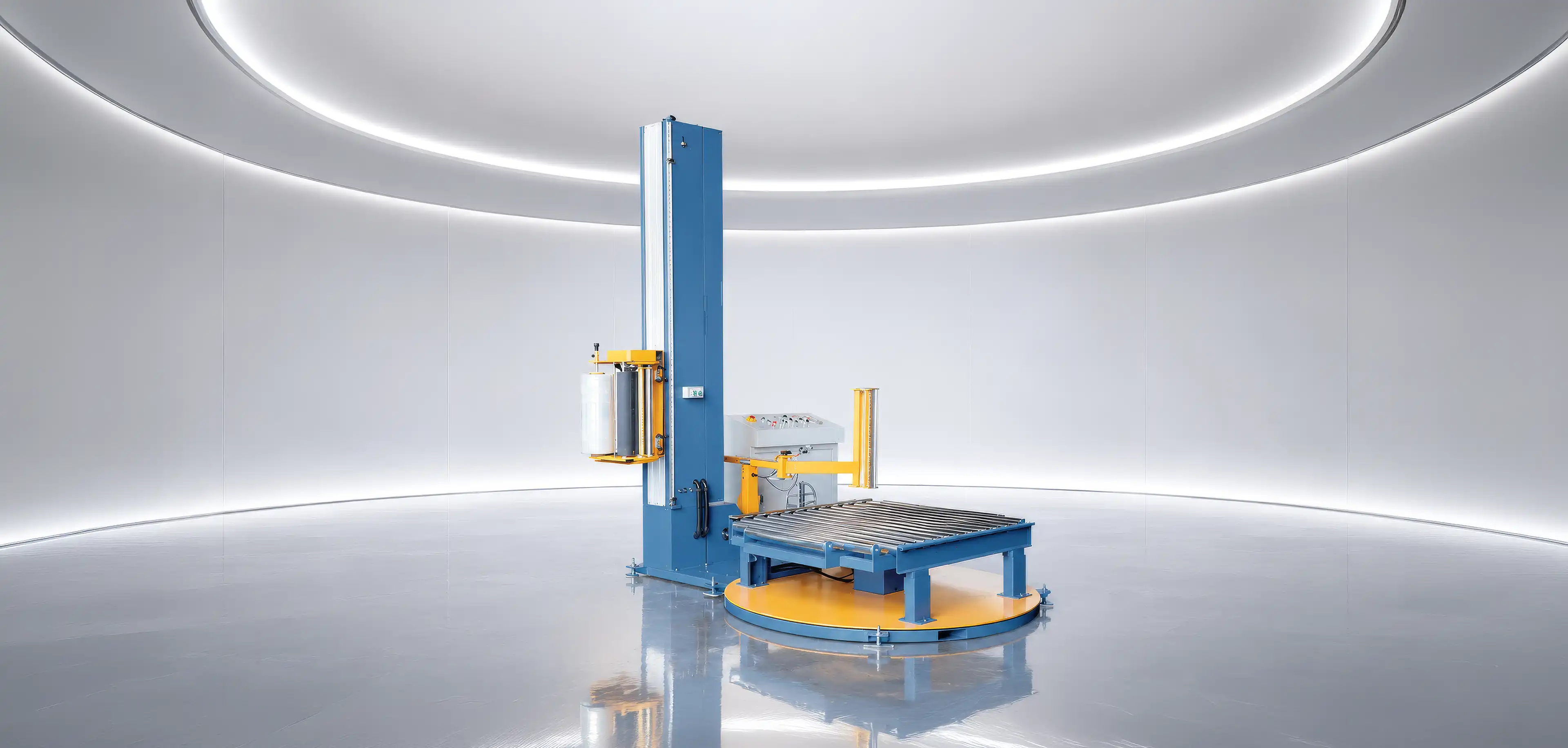 Automatic Stretch Wrapping Machine